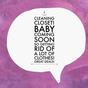 Cleaning out closet!